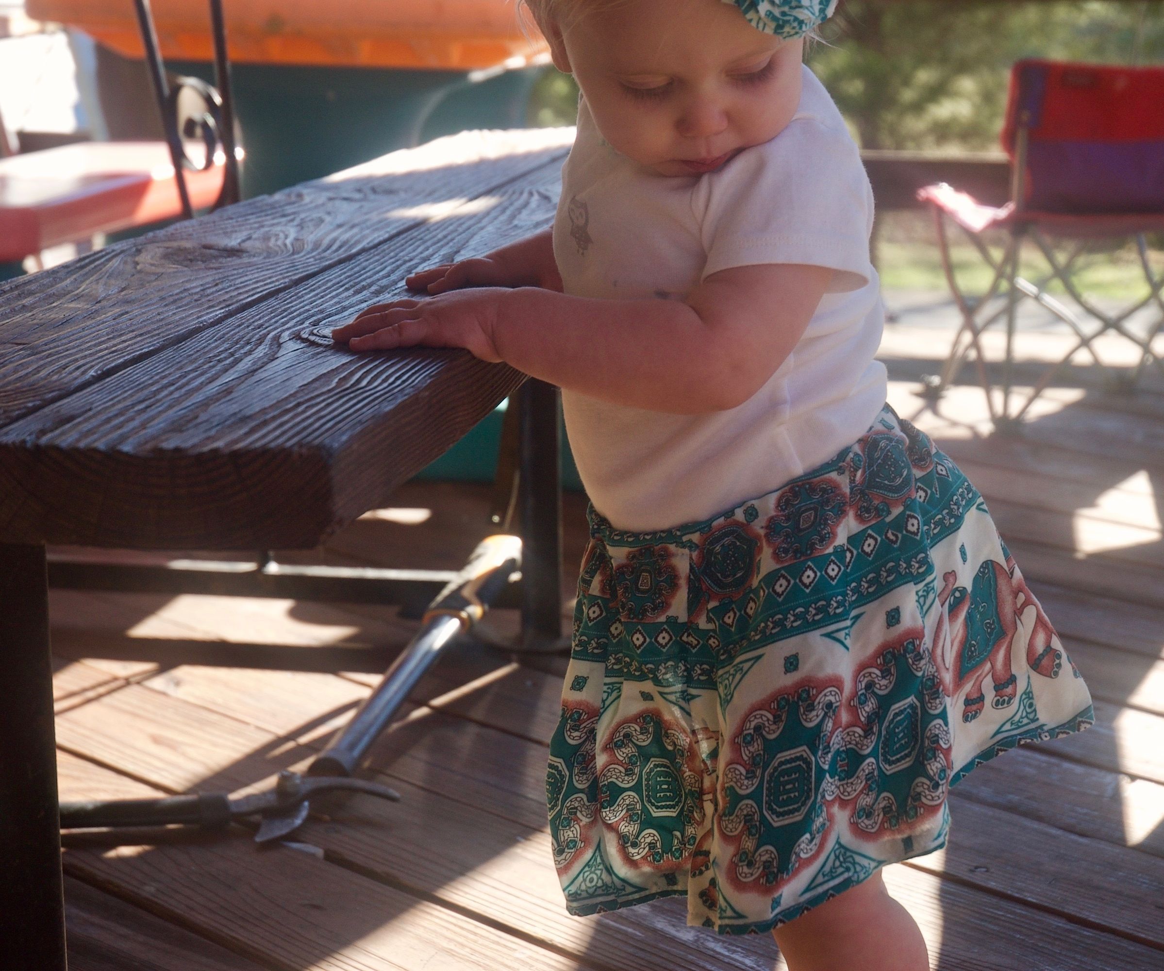 Simple Skirt for Baby