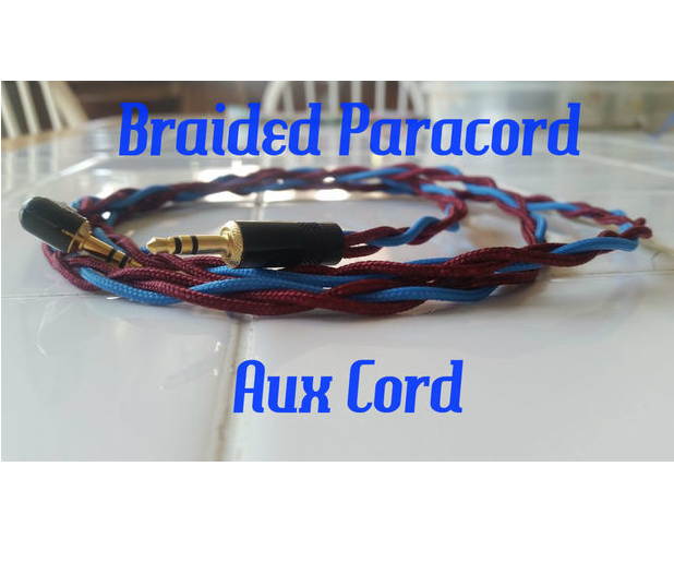 Braided Paracord Auxiliary Cable (Aux Cord)