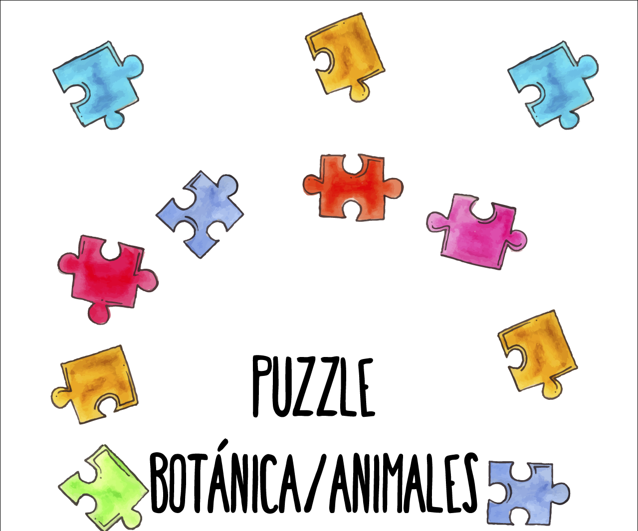 Puzzle Botánica / Animales