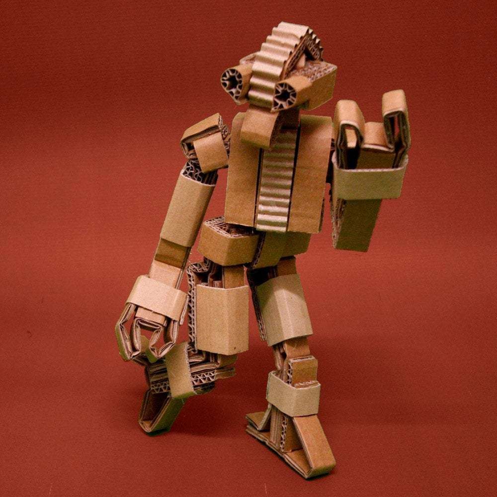 KURT.1 the Articulated Cardboard Robot : 15 Steps (with Pictures)