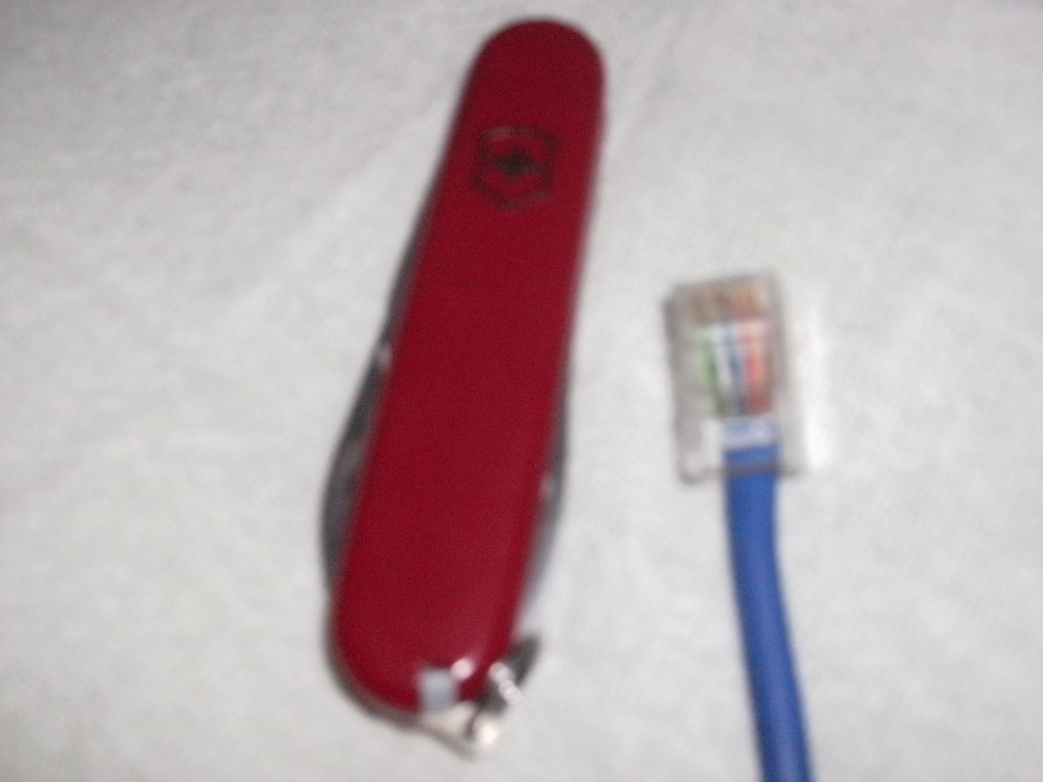 How to Crimp a Network Cable With a Victorinox Swiss Army Knife