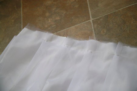 Attach Tulle to Lining