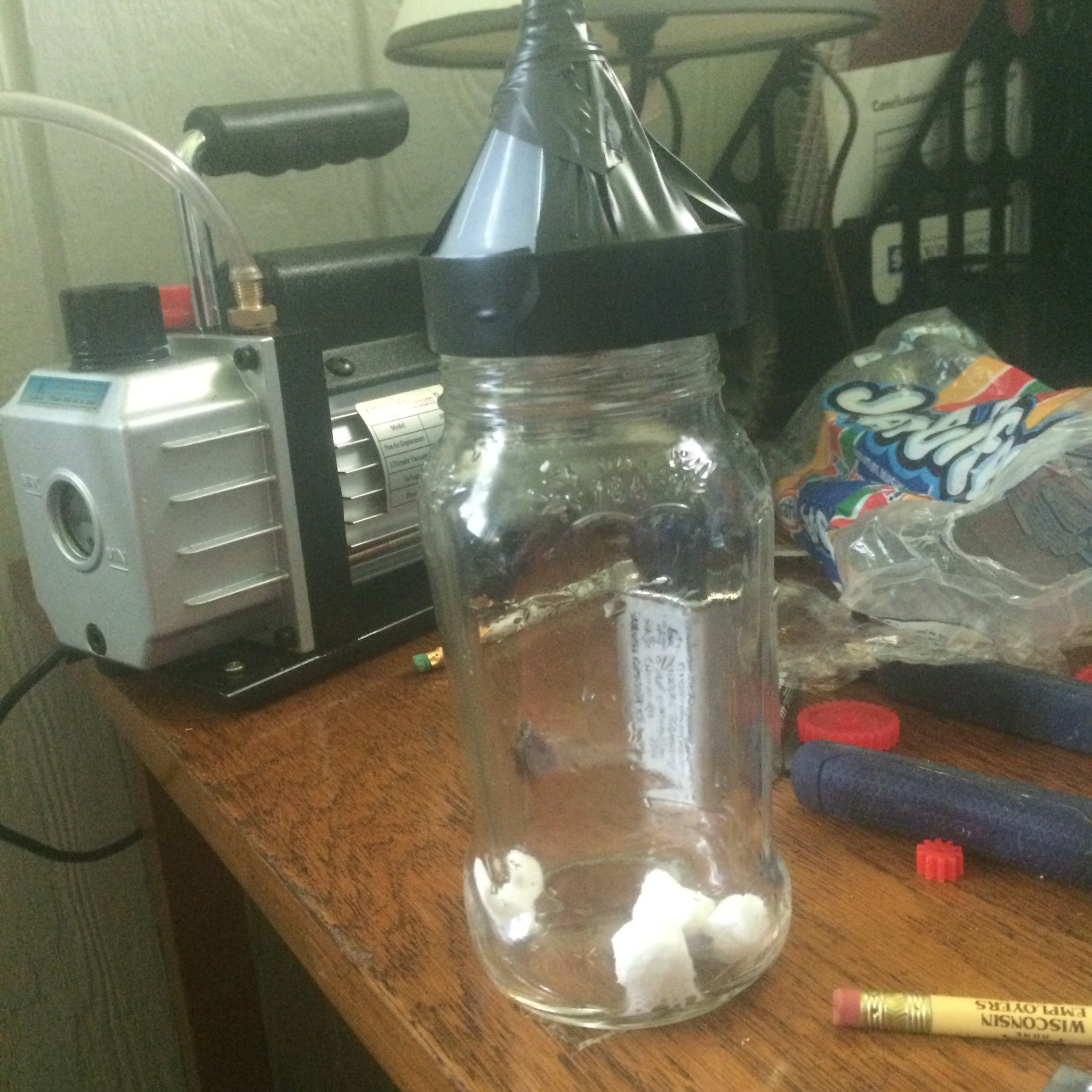 Most Easy 5min Vacuum Chamber 3 Steps Instructables