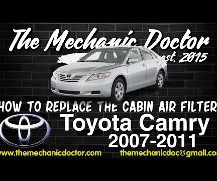 How to Replace the Cabin Air Filter : Toyota Camry 2007-2011 