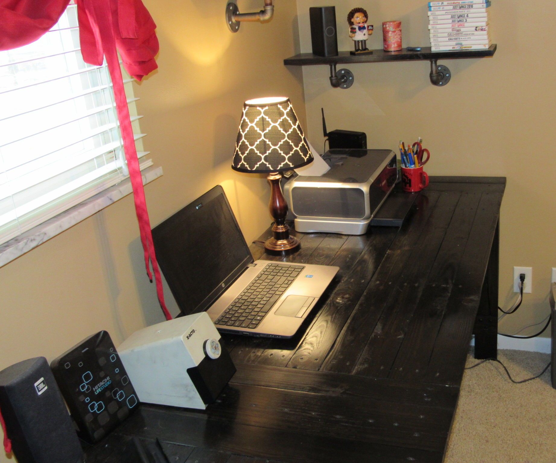 Custom Office Desk From Reclaimed Wood
