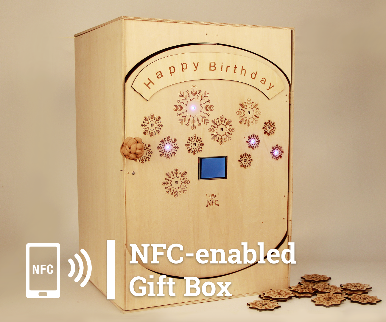NFC Gift Box for Birthday Party 