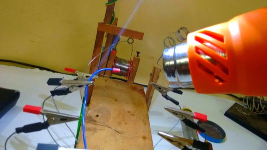 Insert Heat Shrink Sleeve and Shrink It With Hot Air Gun