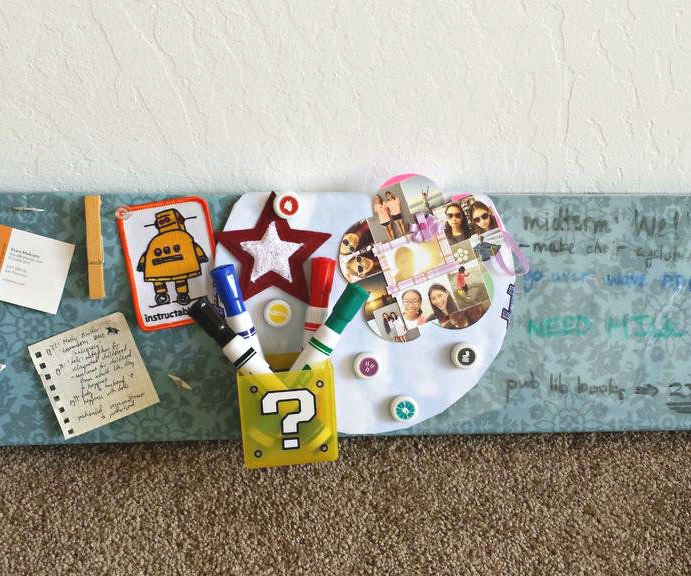 Three-Part Bulletin Board