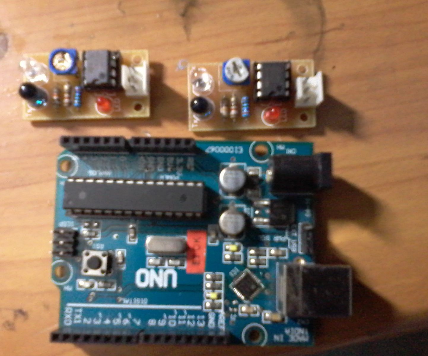 Obstacle avoider using ir sensor