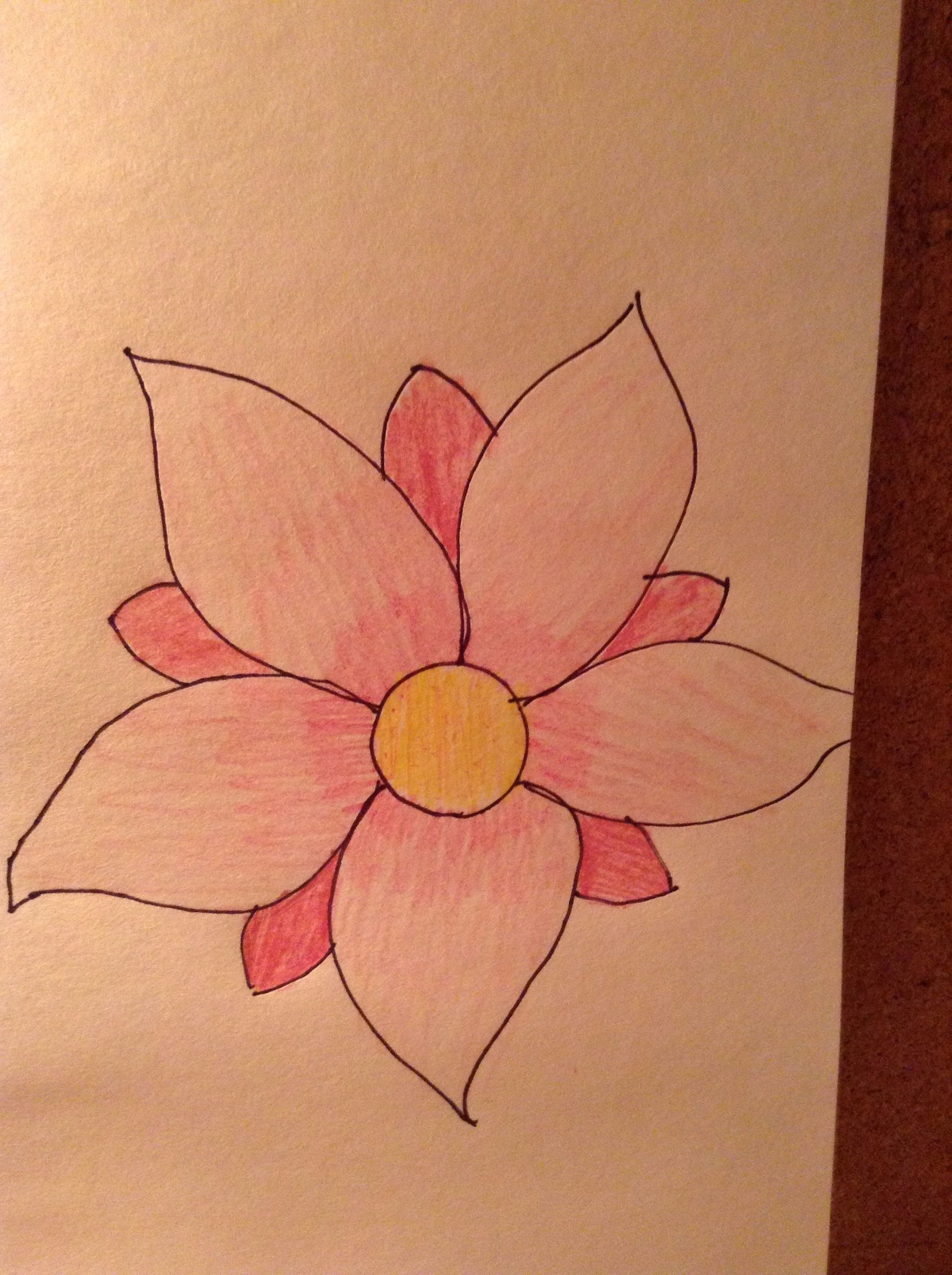 How to Draw a Flower