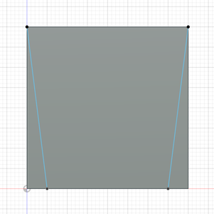 Step 2: Create the Sloping Sides