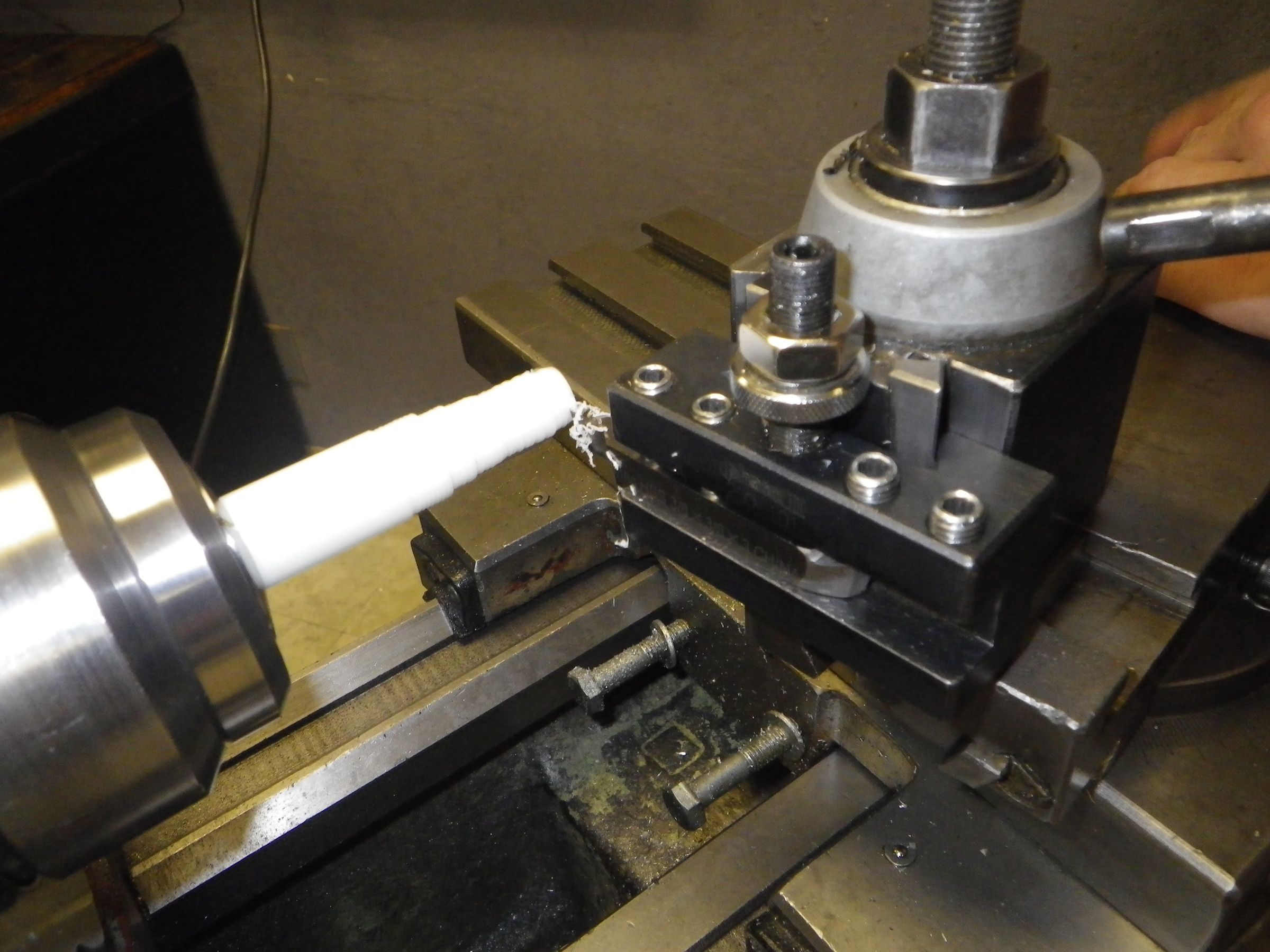 Turning Tapers on the Lathe for Ear Gauges 4 Steps Instructables
