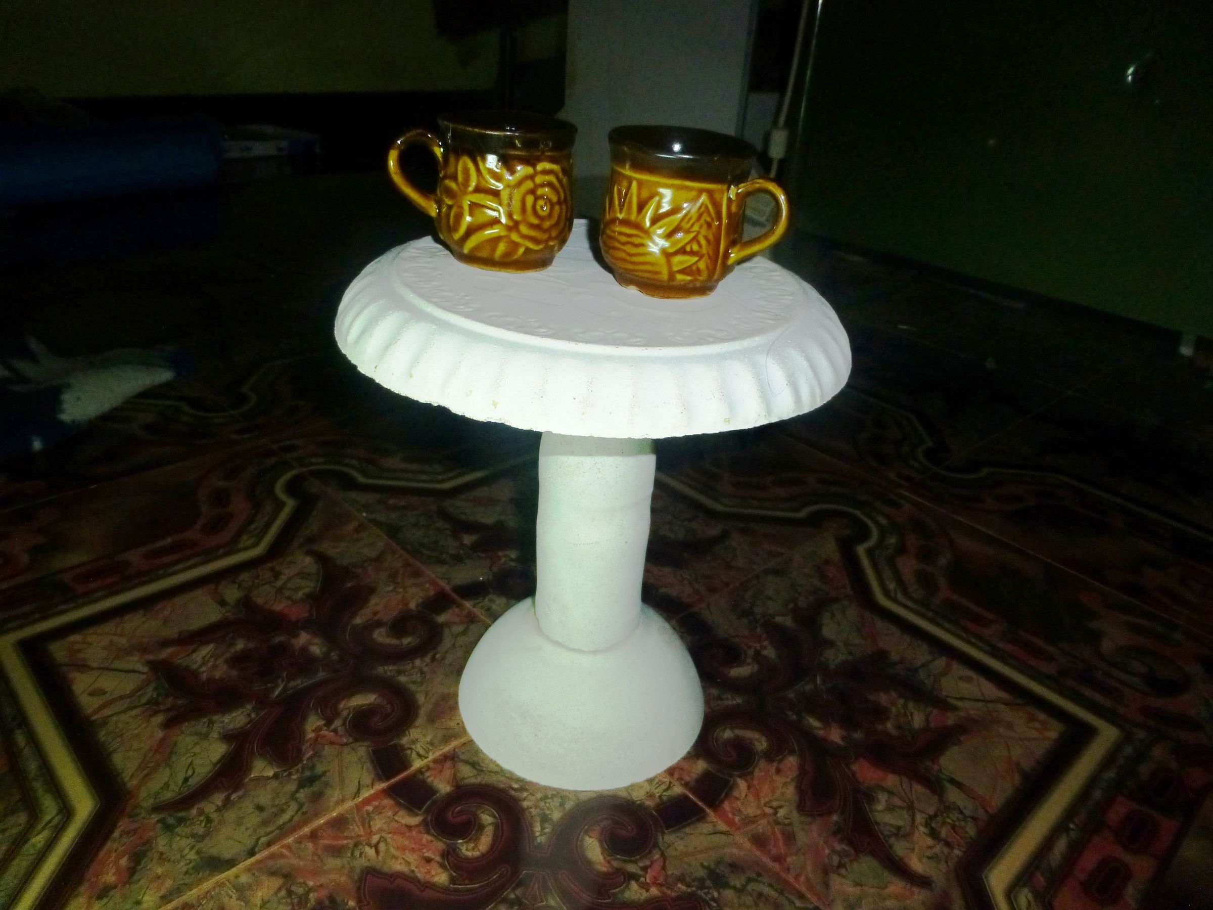 A Small Bedside Coffee Table in Concrete