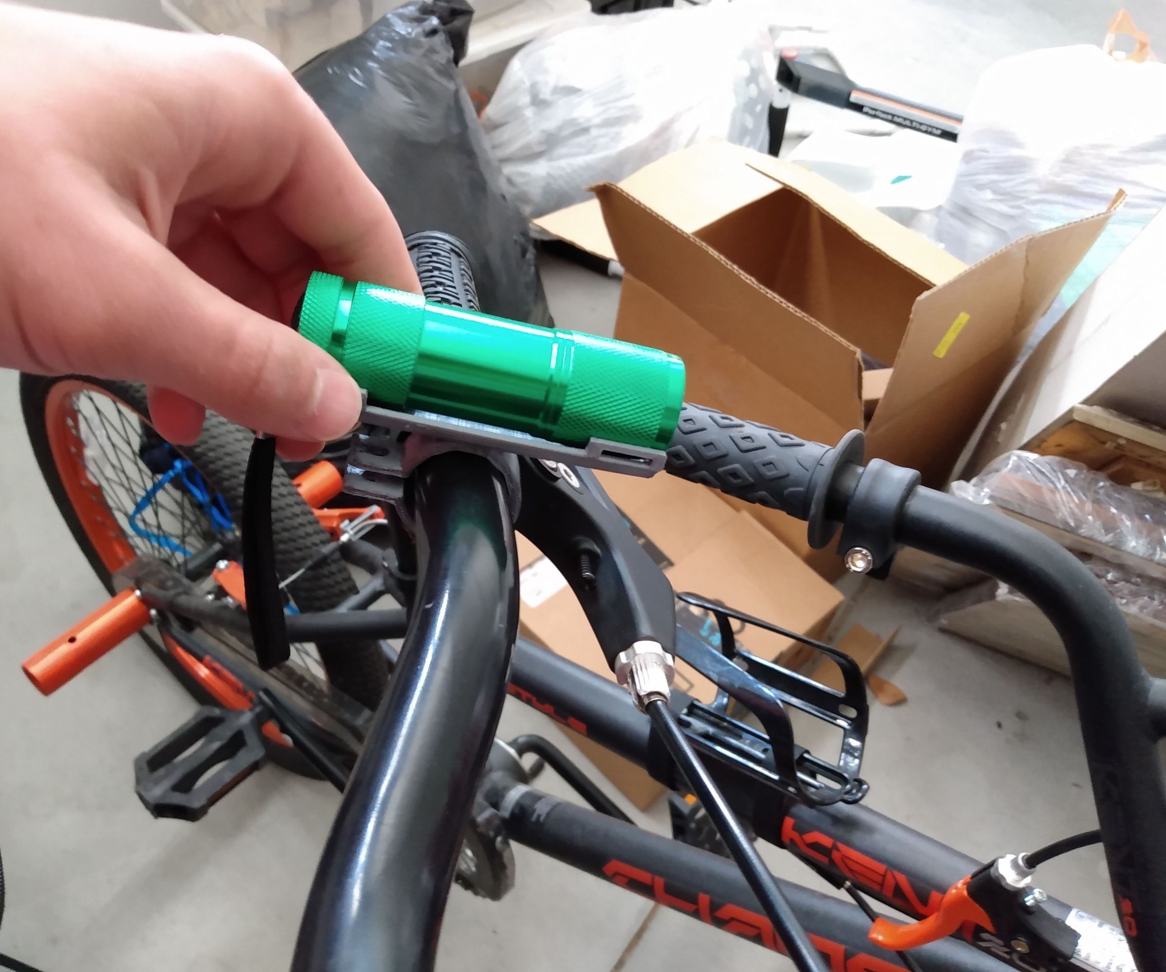 How to Transform a Flashlight Into a Bicycle Headlight