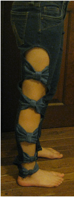 Side Bow Jeans