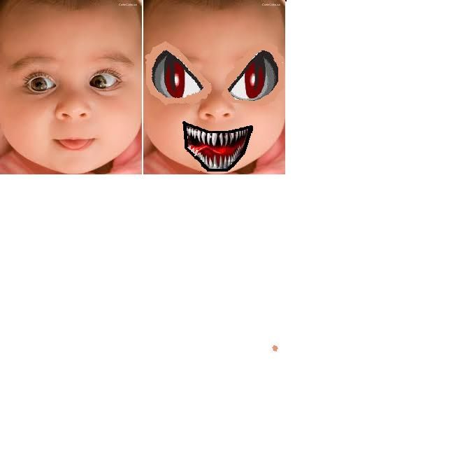 Scary Baby Face.