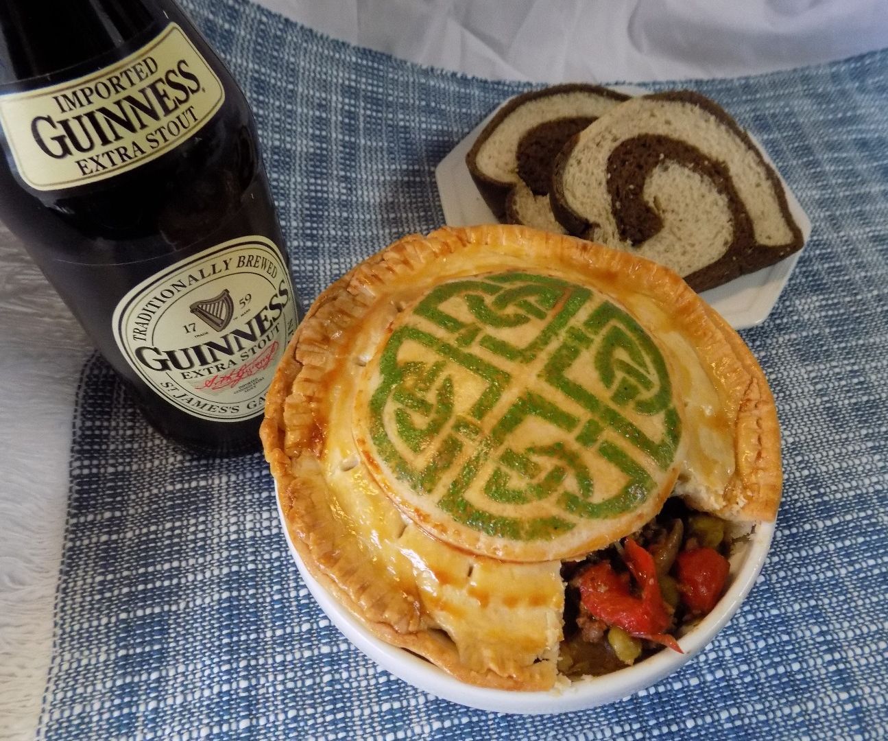 Painted Irish Meat Pie