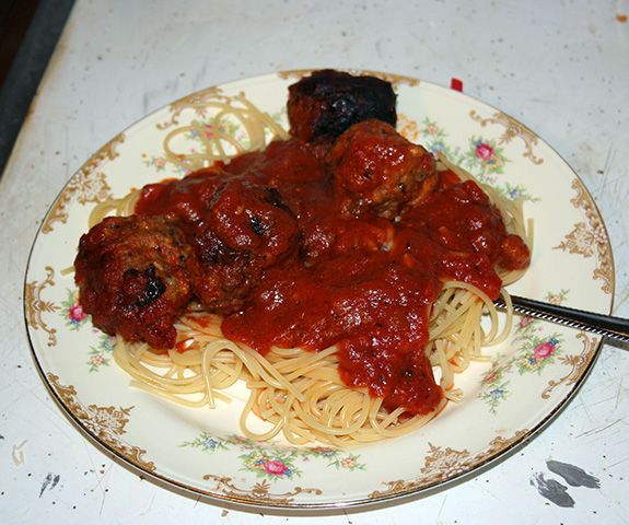 Slow Cooker Spaghetti and Meatballs