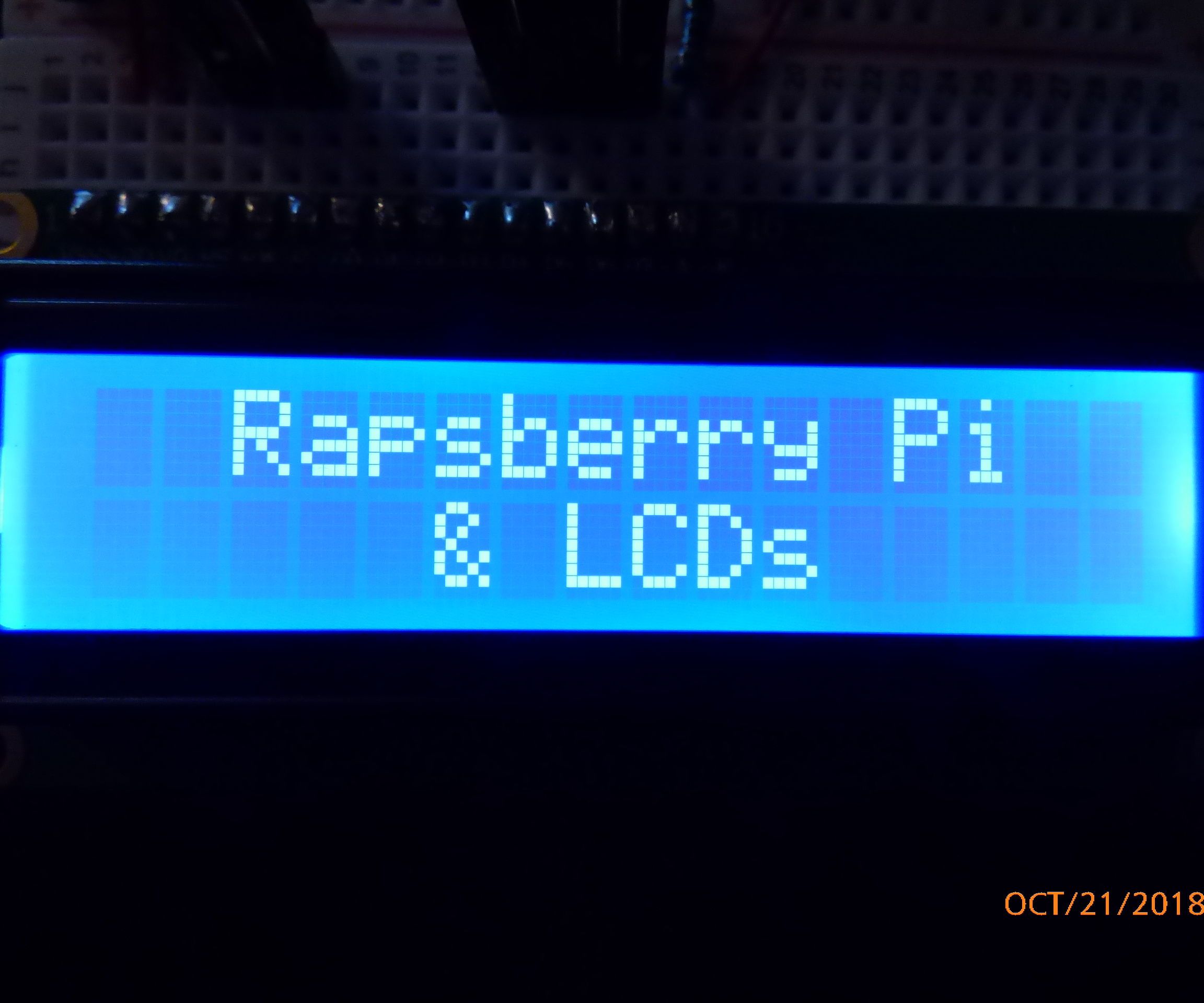 Using LCDs on Raspberry Pi