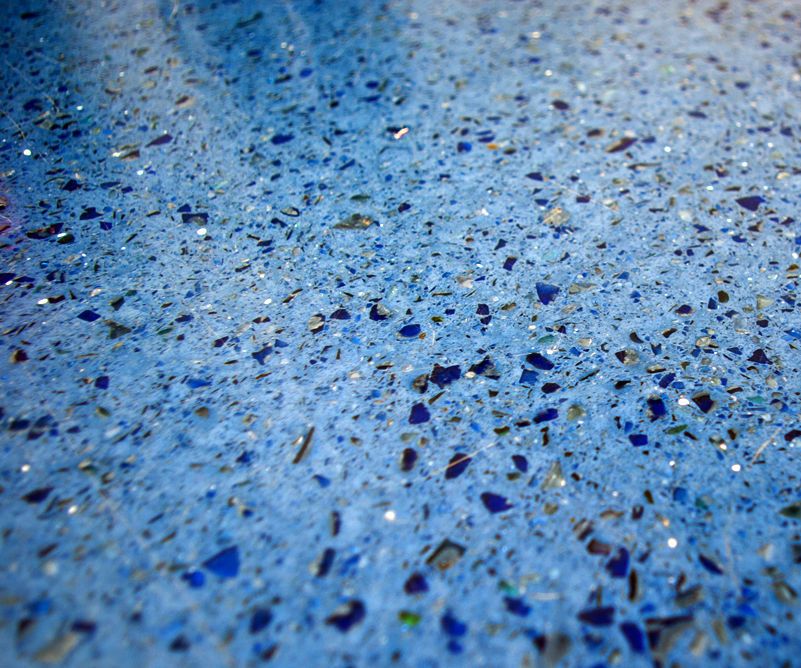 Recycled Glass Countertop