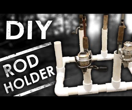 Easy DIY PVC Fishing Rod Holder & Organizer for Storage