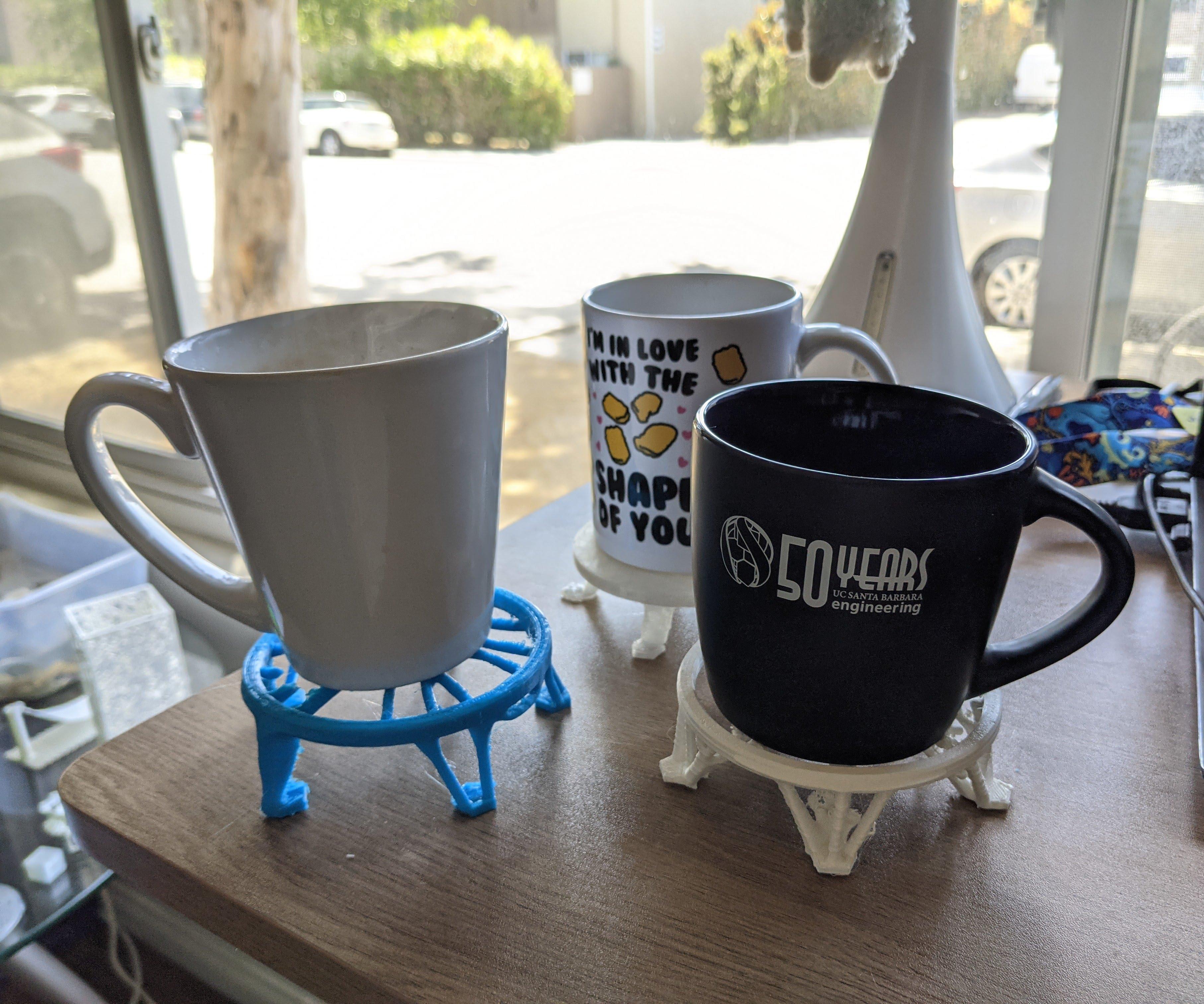 Generative Mini Coffee Table and Basket Hanger