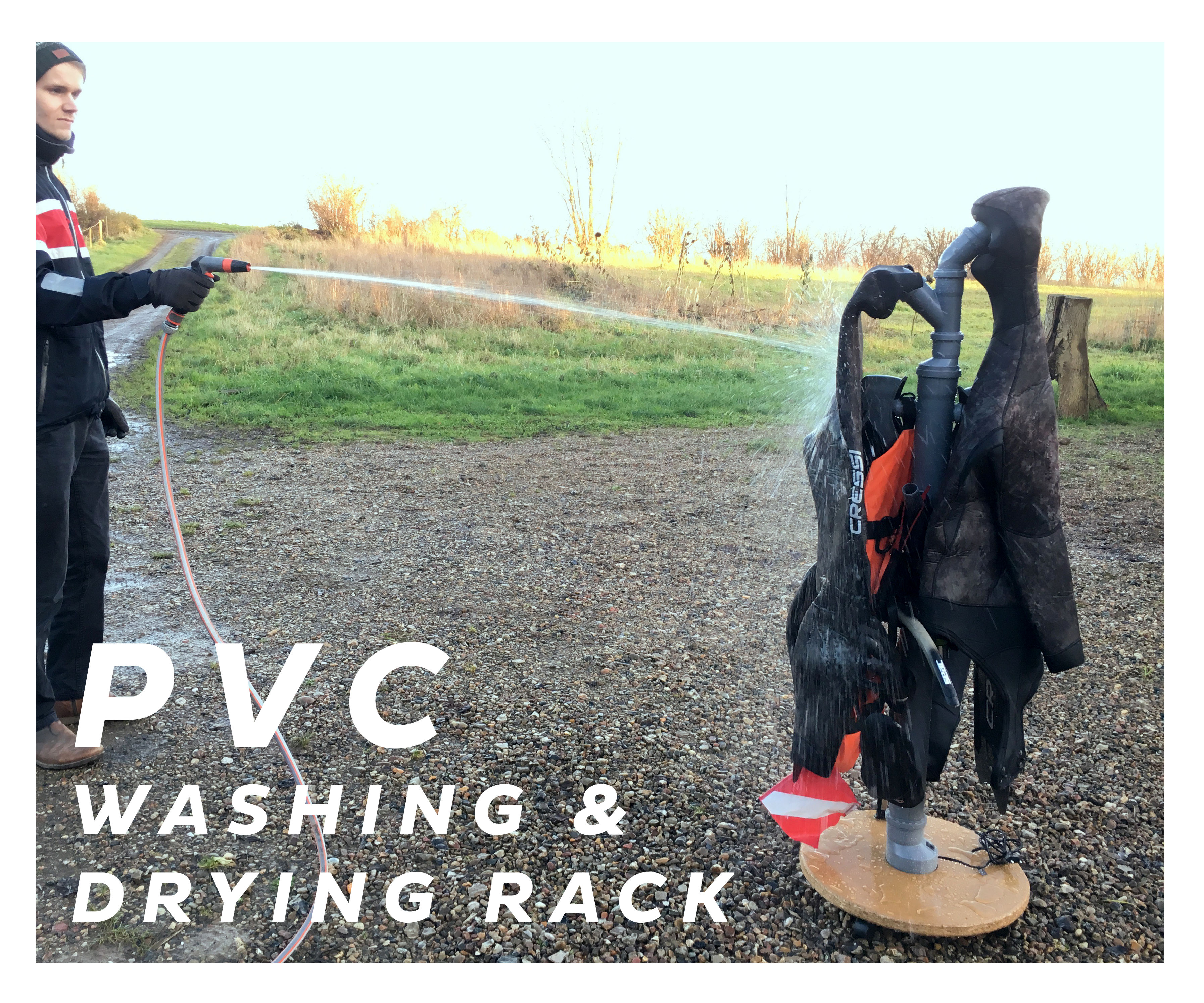 PVC Washing & Drying Rack