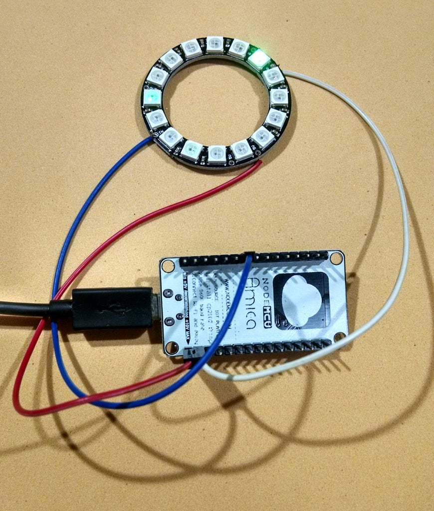 Circuit With NodeMCU Board