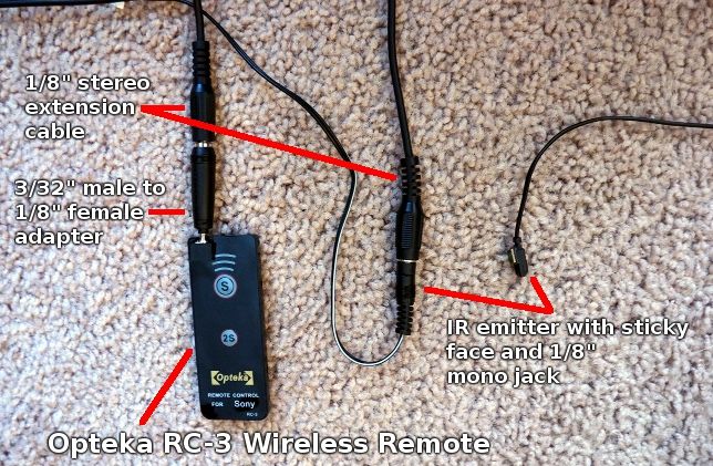 Wired Remote Control for Sony NEX 5n Camera