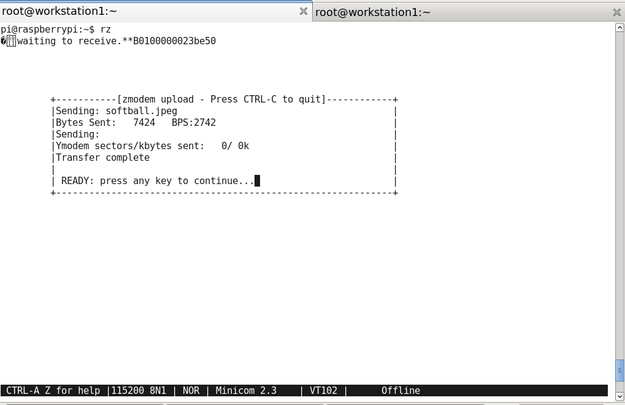 Transfer File From Computer to Raspberry Pi Using USB-Serial Cable : 6 ...