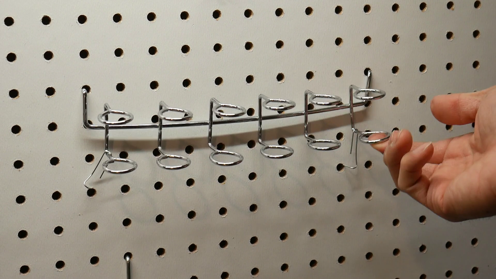 Keep Pegboard Hooks From Falling Out, How to Quickly Secure Any