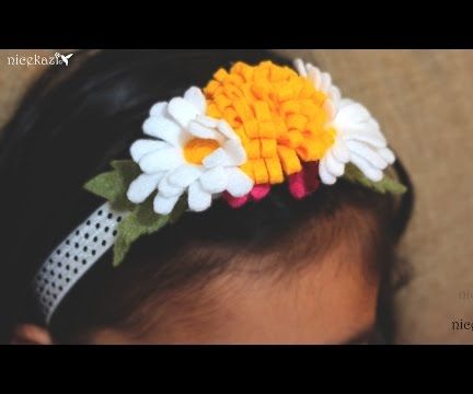 Daisy Flower Headband 