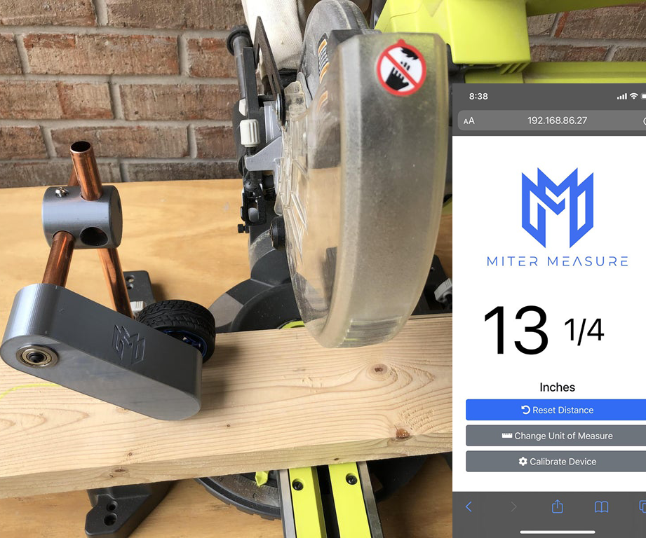 Miter Saw Measuring Device