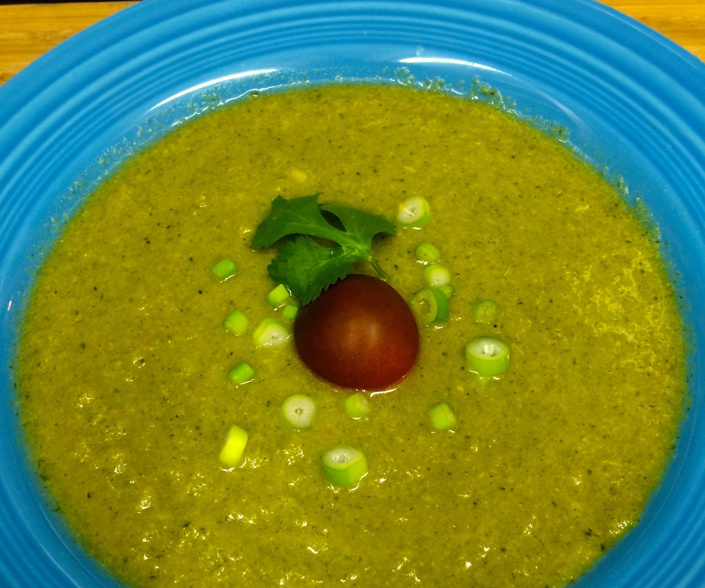 Broccoli Cheese Blender Soup