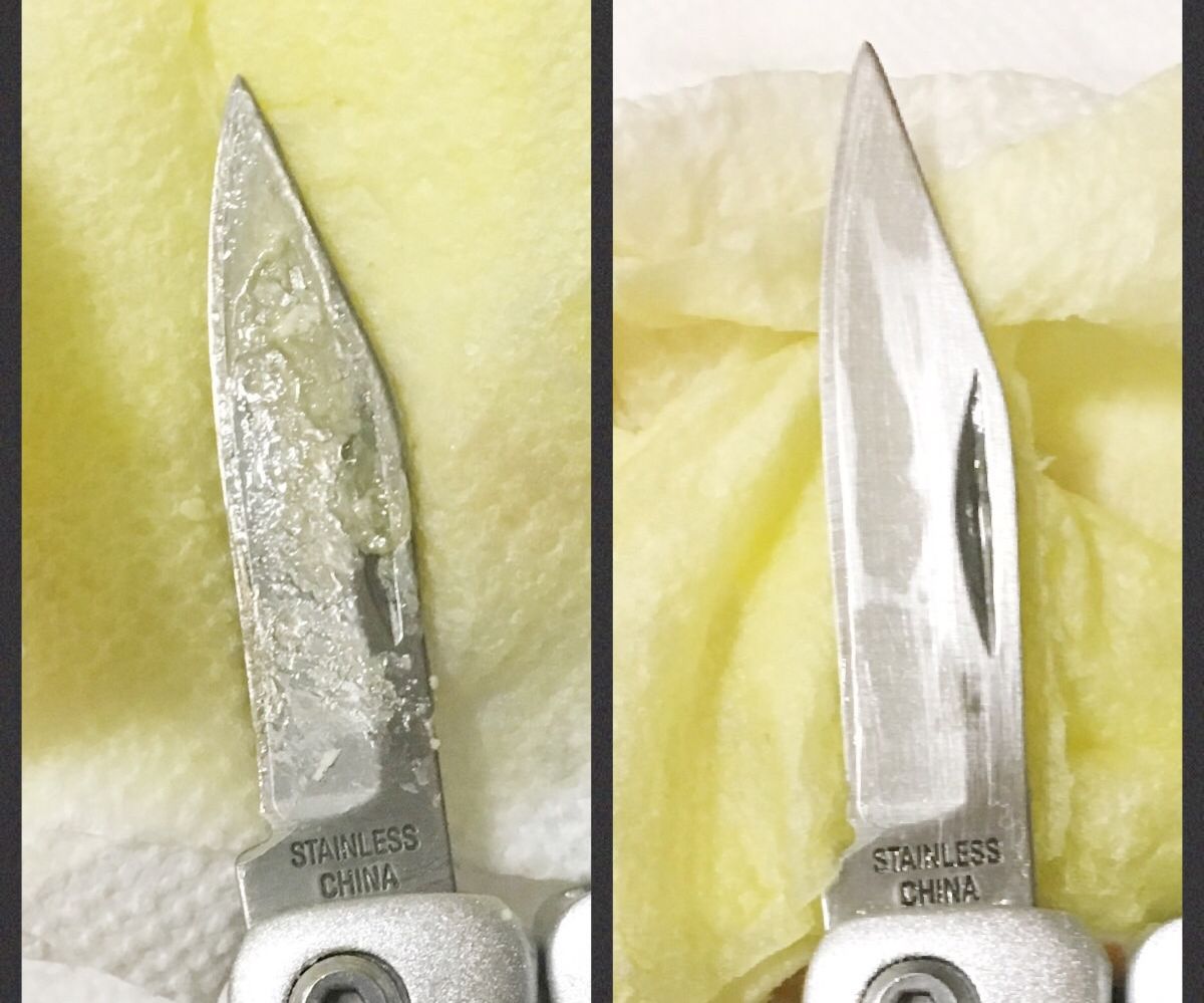 Getting Beeswax Off Metal