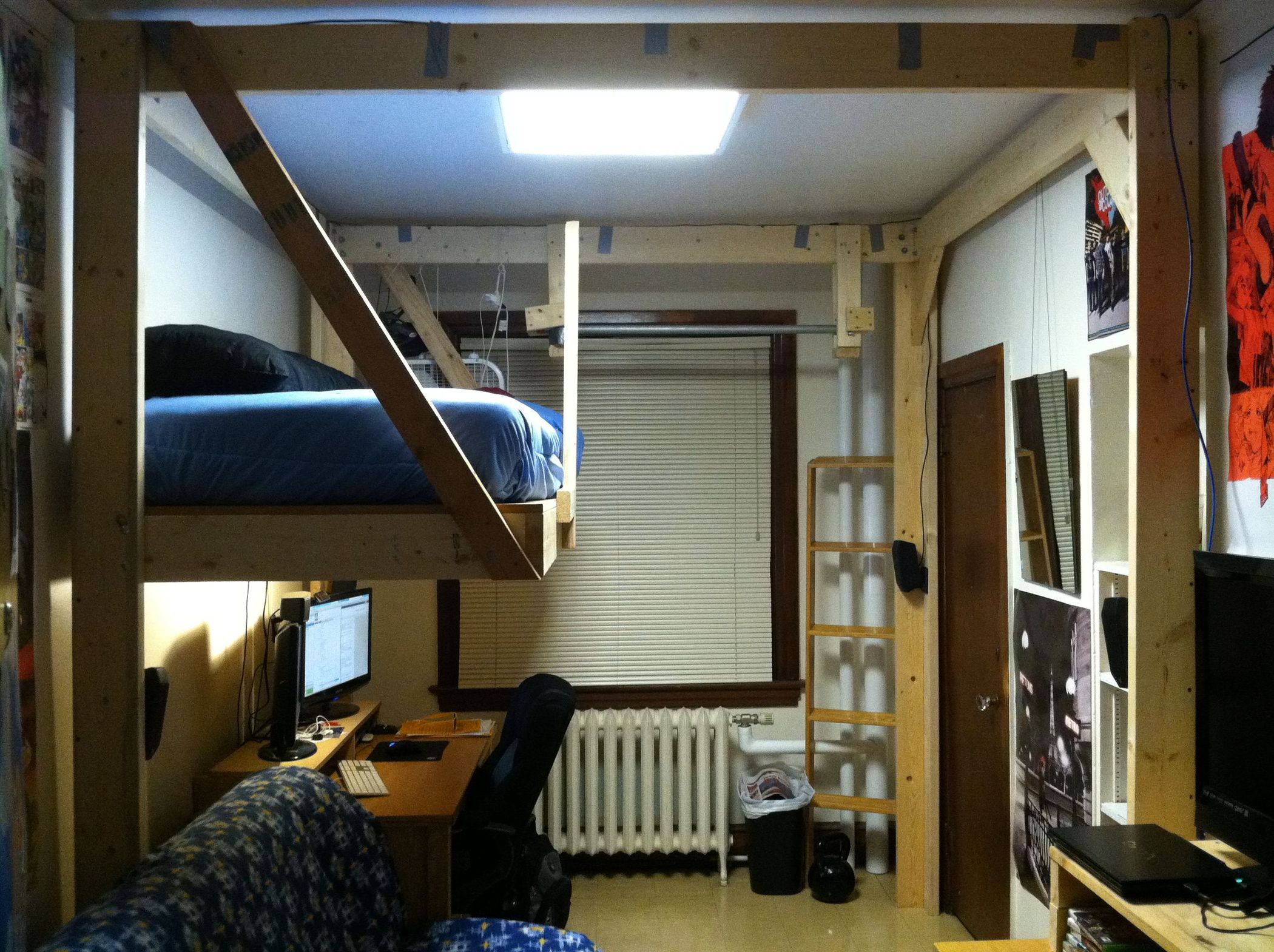 Hanging Loft Bed Instructables