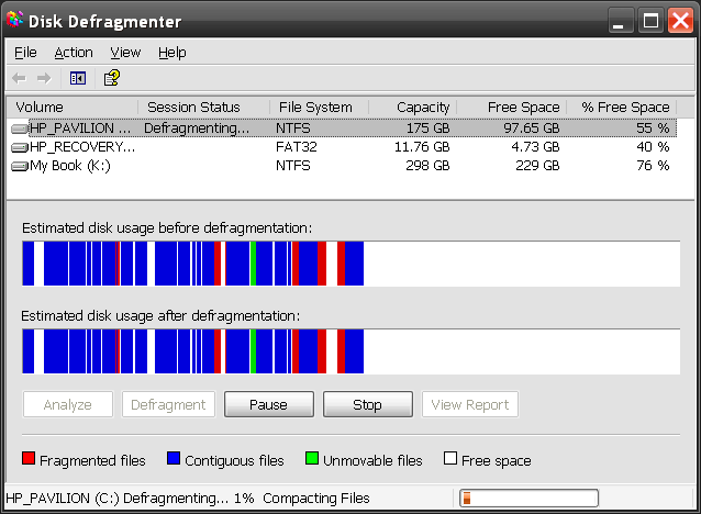 Automatically Defrag