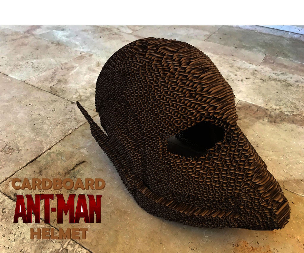 Cardboard Ant-Man Helmet