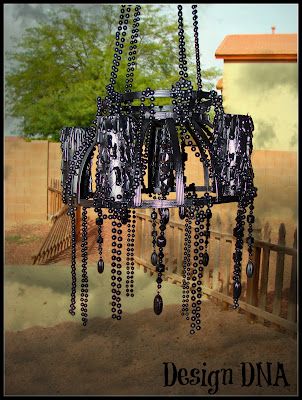 DIY Halloween Chandelier