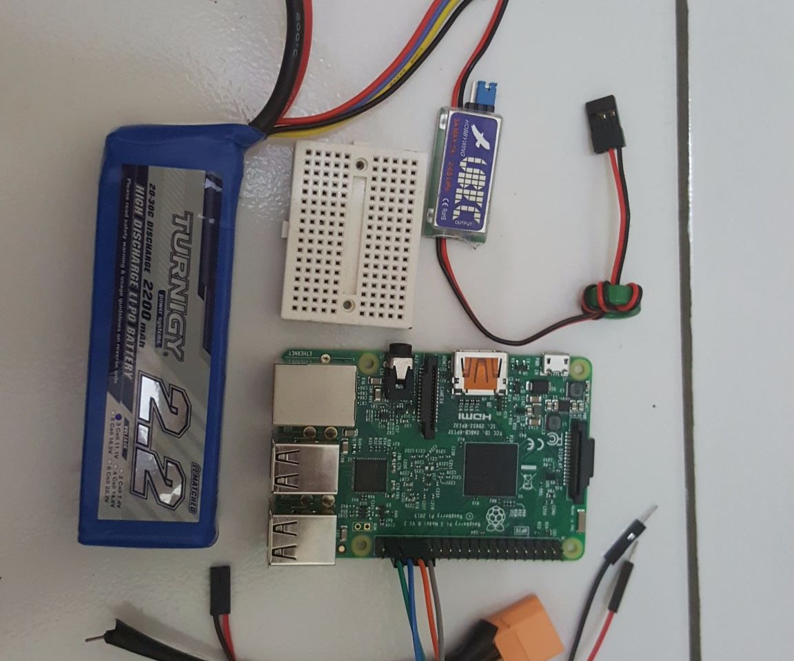 Portable Power Supply for Raspberry Pi 3B