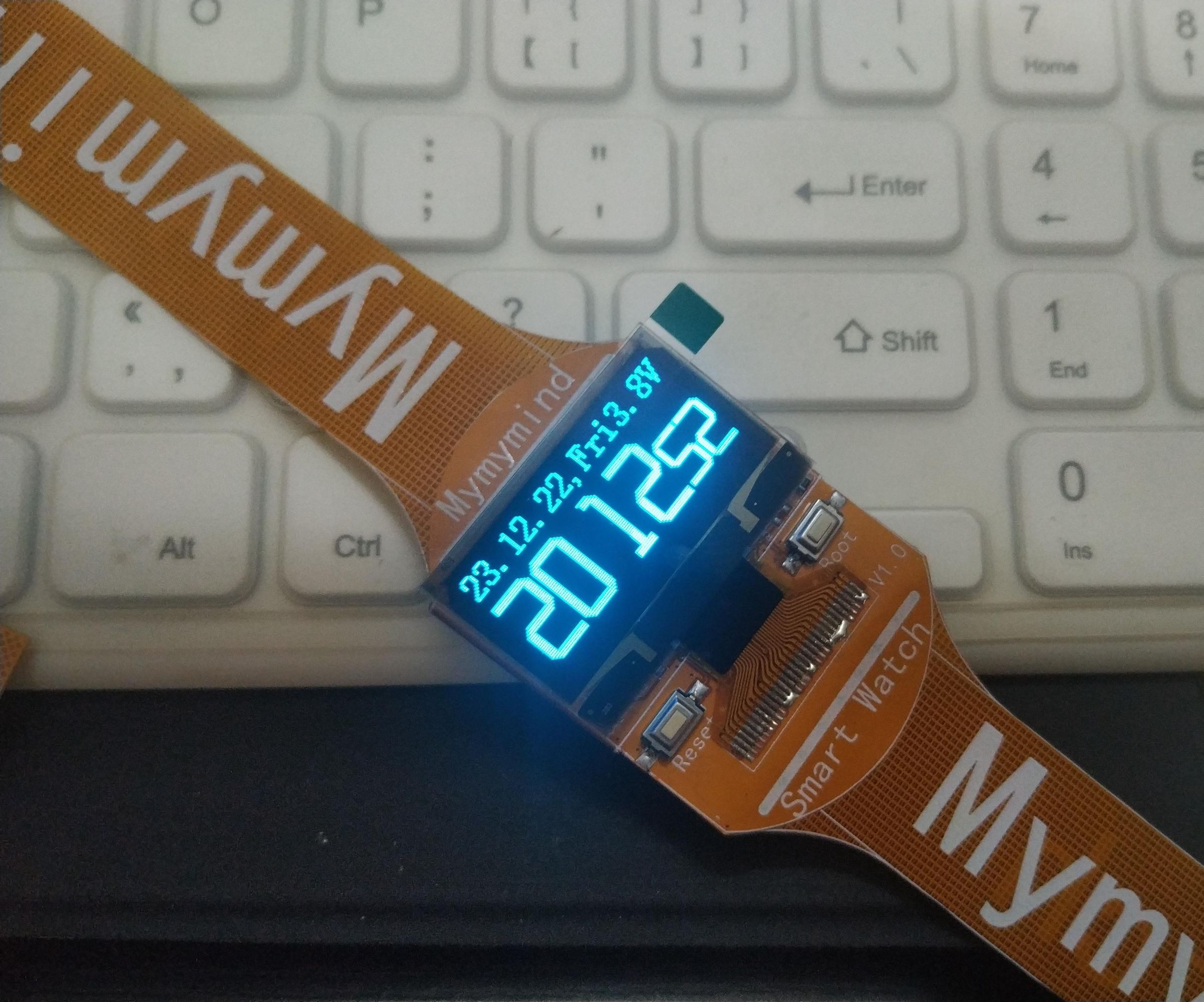 FPC OLED Smart Watch Based on CH583M