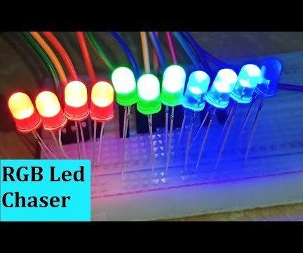 Multiple RGB Led Chaser Using Arduino Uno