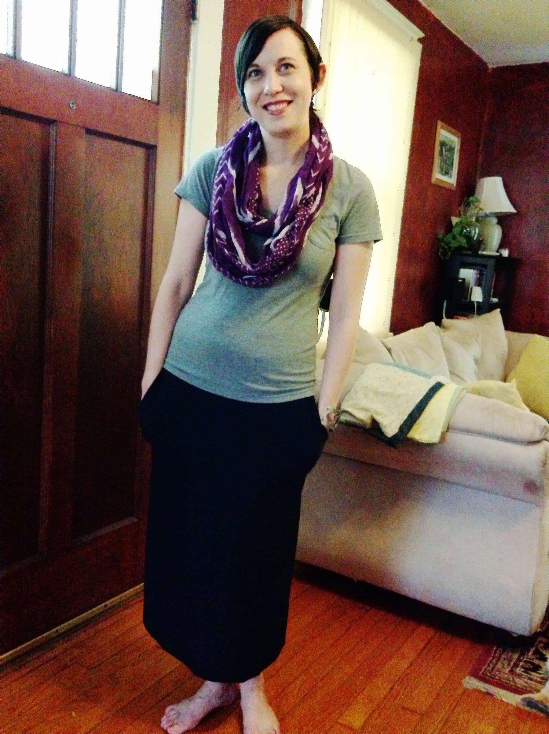Simple Skirt With Hidden Pockets, No Pattern Needed! 7 Steps Instructables