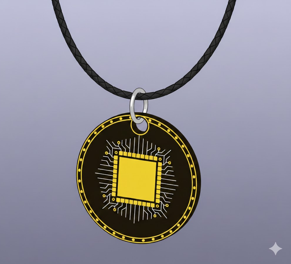 Silicon Core Decorative PCB Pendant