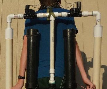 PVC Backpack Air Cannon