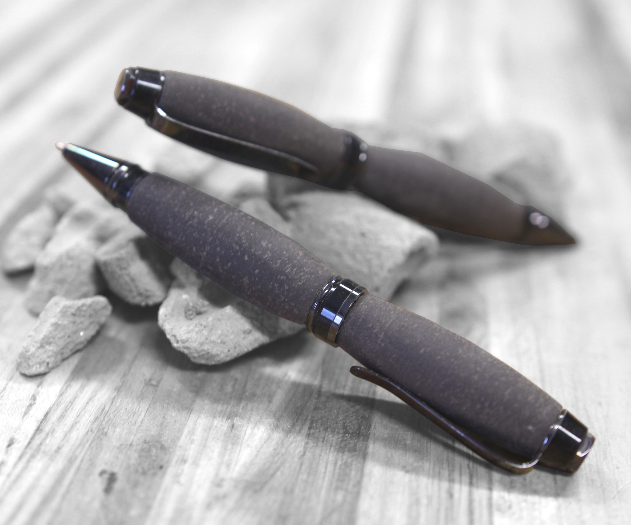 Turning a Cement Pen (no Lathe)