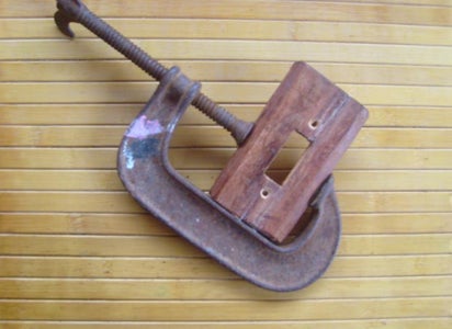 Glue and Clamp Split Wood