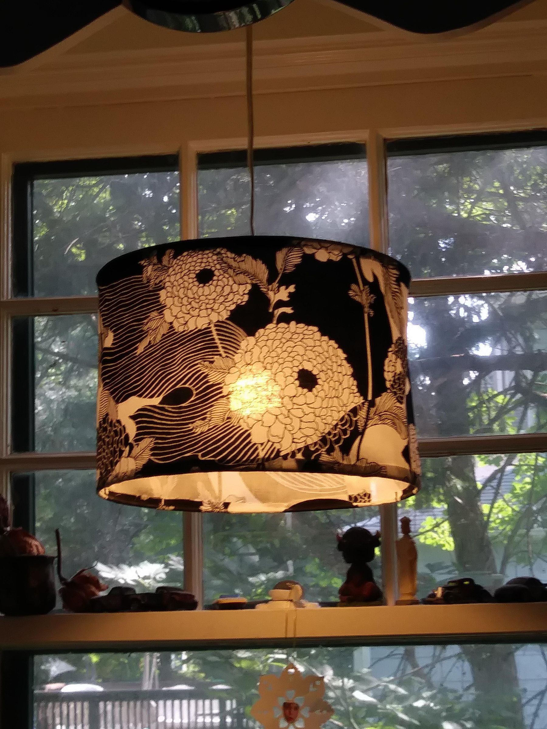 Lampshade to Match Curtains 4 Steps Instructables