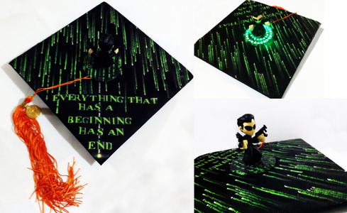 The Matrix Themed Graduation Cap : 5 Steps (with Pictures) - Instructables