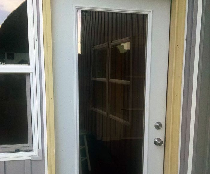 Modifying a New Screen Door to Fit on a Modern Exterior Door